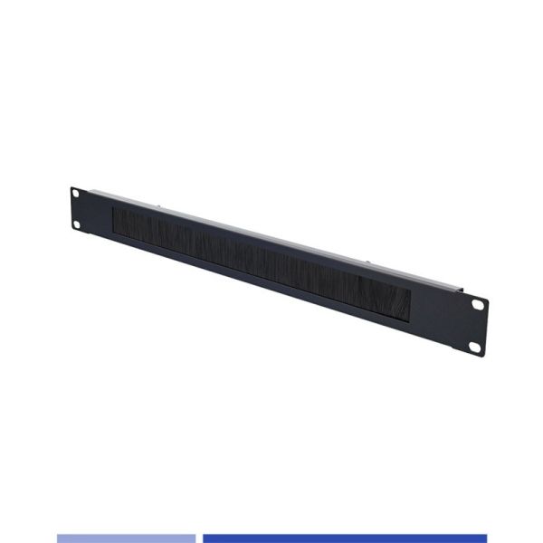 1U Brush Panel 19" Rack mount