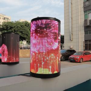 Flexible LED Display P4 Indoor Fixed Advertising Cylindrical LED Display Screen