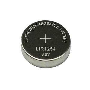 3.6V lithium ion button cell LIR1254