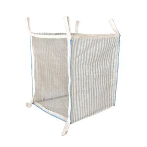 Ventilated Flat Bottom Industrial Mesh Bags For Cabbage / Onions / Butterbeans