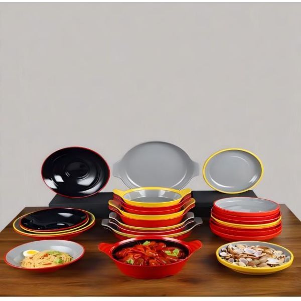 Three Seat Automatic Edge Grinding Machine For Melamine Tableware Edge Processing