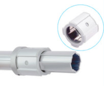 AL-18-B Anodizing Aluminum Pipe Joints ADC-12 Without Slot