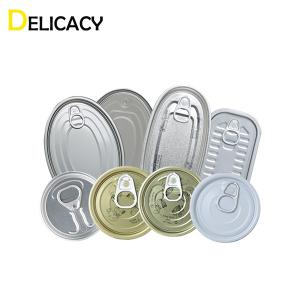 Metal Tinplate EOE Easy Open End Irregular Rectangular Shape