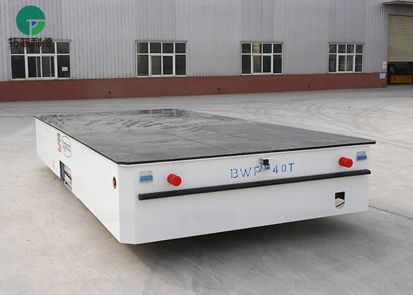 Quality 20Tons Warehouse Steerable Trackless Electric Transfer Cart for sale