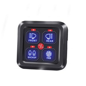 4 Gang Ford Switch Panel Circuit Control System Rocker Switch With Relay System