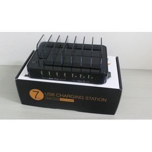 Fast Charging multi port USB phone charger 7 Ports Station Dock Stand Holder For