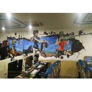 400ml Ink Tank WPM-S3 120w Wall Mural Printing Machine