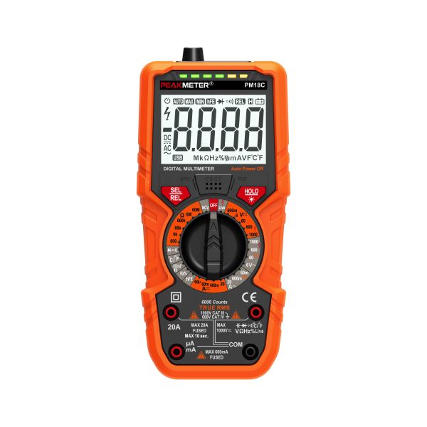 Electrical Handheld Digital Multimeter Operating Environment 600V CAT IV And