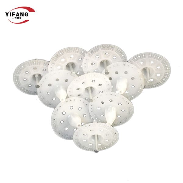 Plastic 47mm Wall Insulation Anchors Fixing For Exposed Wall