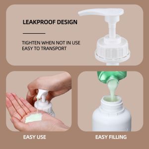 Liquid Detergent Container One Liter 5L Plastic Jerry Can F-Style Jugs With Pump