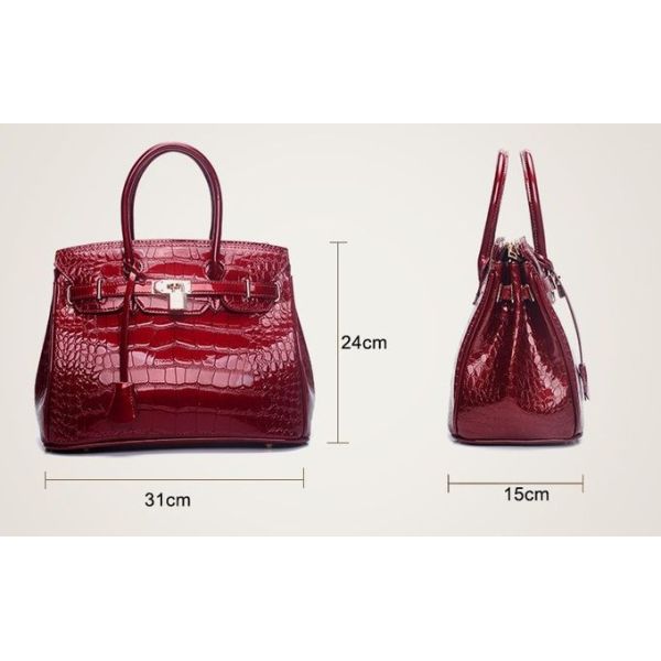 Platinum Pu Leather Messenger Bag