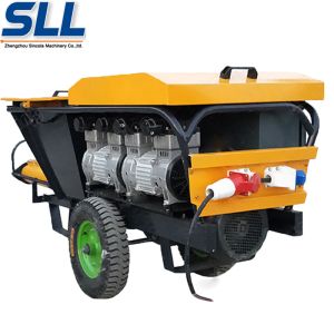380V/7.5W CE Certificate Gypsum Cement Rendering Spray Machine Adhesive Plaster