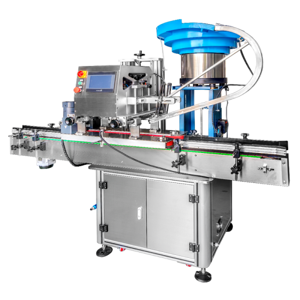 Automatic Four Wheel Cap Capping Machine Glass Bottle Plastic Bottle With CE Certification For Food And Skincare Products