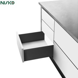 Slim Soft Close Drawer Tandem Box Furniture Drawer Slide With Double Wall