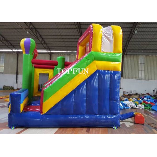 Kids Happy Hop Jumping Castle With Slide For Birthday Party OEM