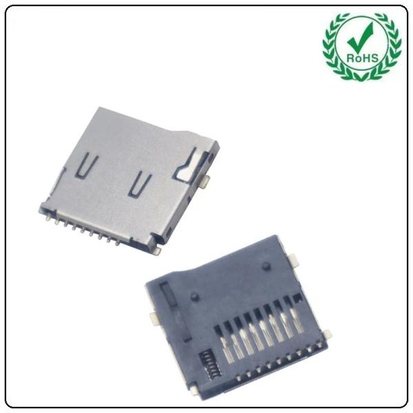 Factory Supplier 8 Plus 1 Pin SMT Push Double Pressure Plating Gold Type Micro