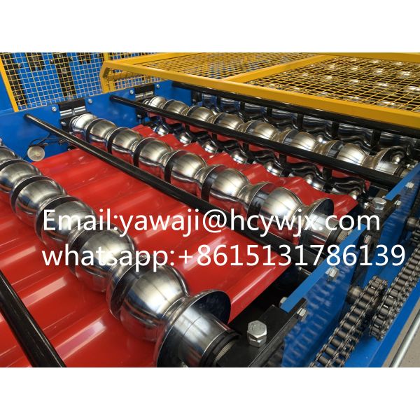 Cheap Price Double Layer Glazed Tile Roll Forming Machine