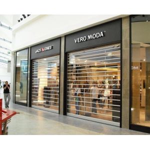 Polycarbonate Transparent Roller Shutter Door Slat , Replacement Shutter Slats