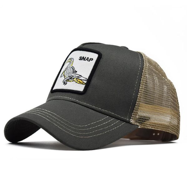 Quality 6 Panel Foam Mesh Trucker Caps Curved Brim ISO9001 Certificate for sale