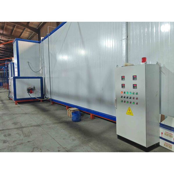 Customized Voltage Recycle System Horizontal Powder Coating Line With Standard