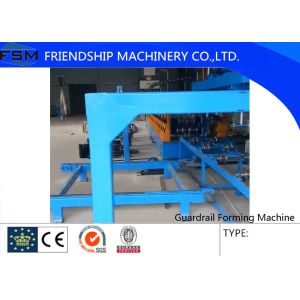 Guardrail 3 Waves Roll Forming Machinery With Automatic Stacker