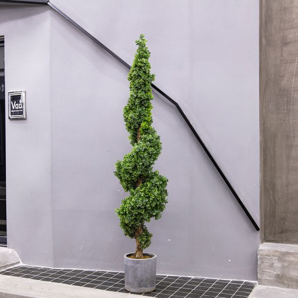 Boxwood Ball Artificial Potted Floor Plants Indoor Nordic Home Decoration