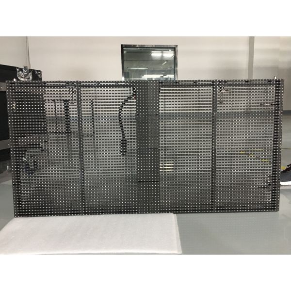 Full Color Transparent Indoor LED Video Wall High Brightness 1920hz For Advertising