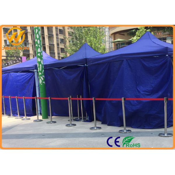 Temporary 2m Retractable Belt Barriers / Stainless Steel Crowd Queue Control Barriers