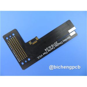 Flexible Printed Circuit (FPC) Flexible PCB On Polyimide With Black Solder Mask