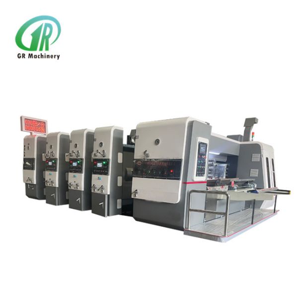Automatically Lead Eage Feeder Flexo Printing Die Cutting Machine With Slotting