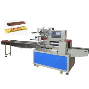 Granola Food Packaging Machine , Energy Chocolate Bar Wrapping Machine