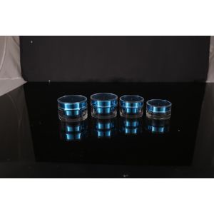 hand lip crystal pump empty square white Screen Printing Airless 30ml Cosmetic