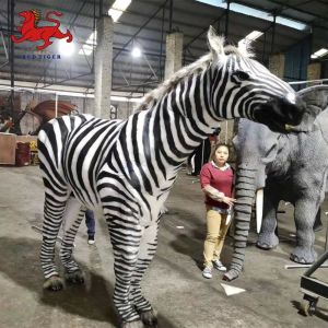 Manual Control Realistic Animatronic Zebra Customized Available