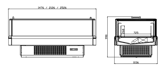 Sliding Door Commercial Refrigerator Supplier With Stainless Steel Pipe Bumper