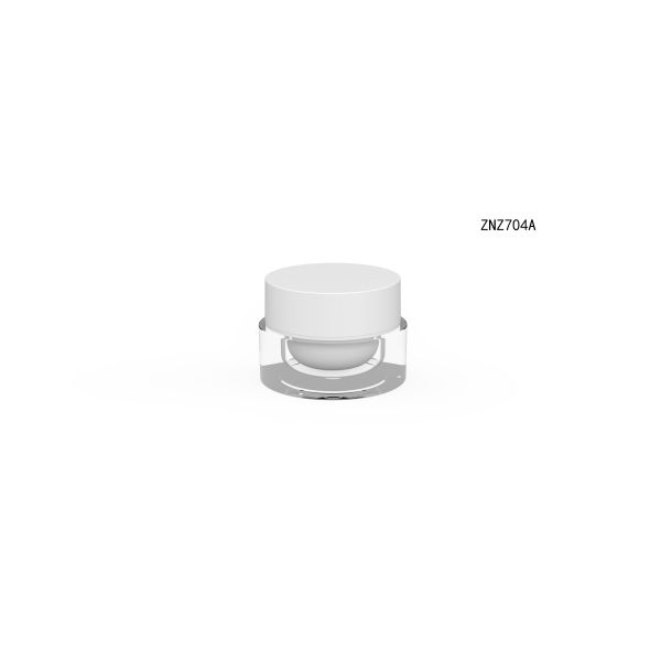 Double Wall Plastic Cream Jars Cosmetic Packaging 15ml 30ml