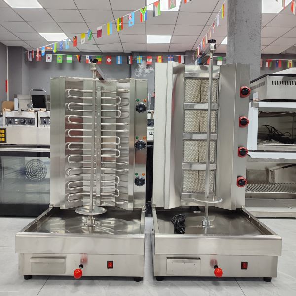 Quality Revolutionize Your Shawarma Business with 3 Burner Gas Machine Semi-automatic for sale