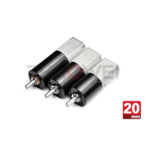 High Reduction Ratio Planetary 12V DC Gear Motor With 20mm Diameter Gearbox
