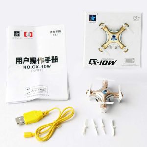 New Arrival 2.4GHz 4CH 6-Axis APP Wifi Remote CX-10W RC Quadcopter