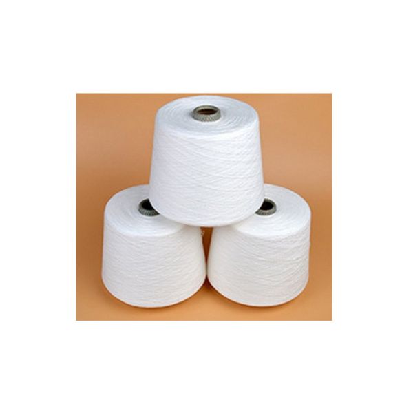 40S / 2 Virgin Polyester Spun Yarn For Knitting , Polyester Dyed Yarn High