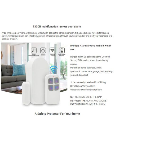 OEM ODM Anti Theft Door Security System , Magnetic Sensor For Door Alarm