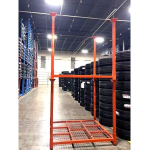 Heavy Duty Warehouse Stackable Storage Racks , Movable Post Pallet Rack