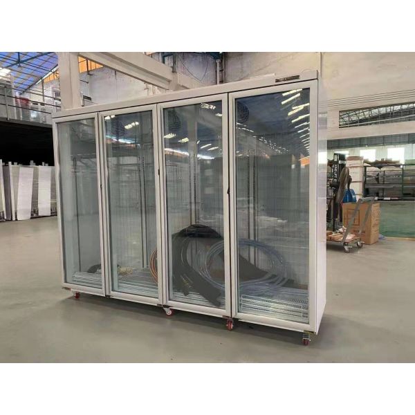 Supermarket Deluxe Split Vertical Refrigerating Display Case