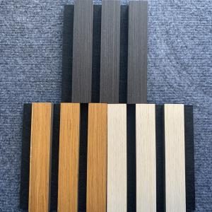 Wholesale Slat Wood Veneer Wall Panels Interior Decor Fluted Sound Proof Wall Panel from china suppliers