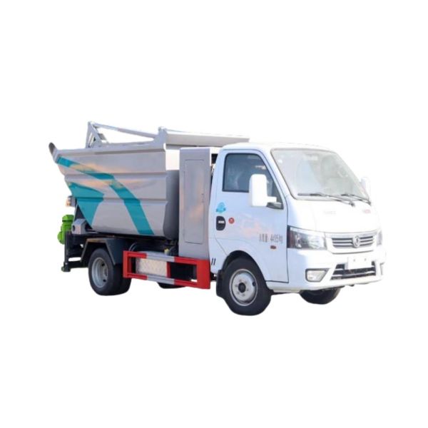Small Garbage Collection Truck Self-Loading Transfer Bin-Lifter Energy type Pure