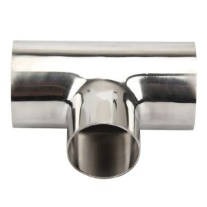 Wholesale ASME BPE Standard ety Sanitary Butt Weld Fittings Straight Equal Tee Fitting 1/4&quot; ~ 6&quot; from china suppliers