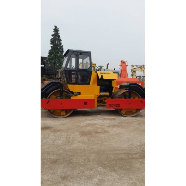 25.8 Kg / Cm Second Hand Road Roller Smooth Drum Type 5677 X 3500 X 3402 Mm