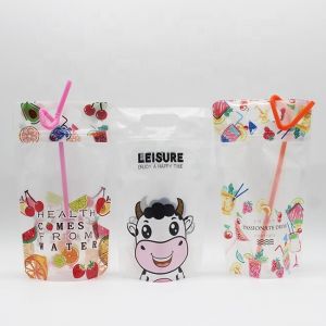 1L Liquid Spout Pouch VMPET Stand Up Pouch With Spout Packaging