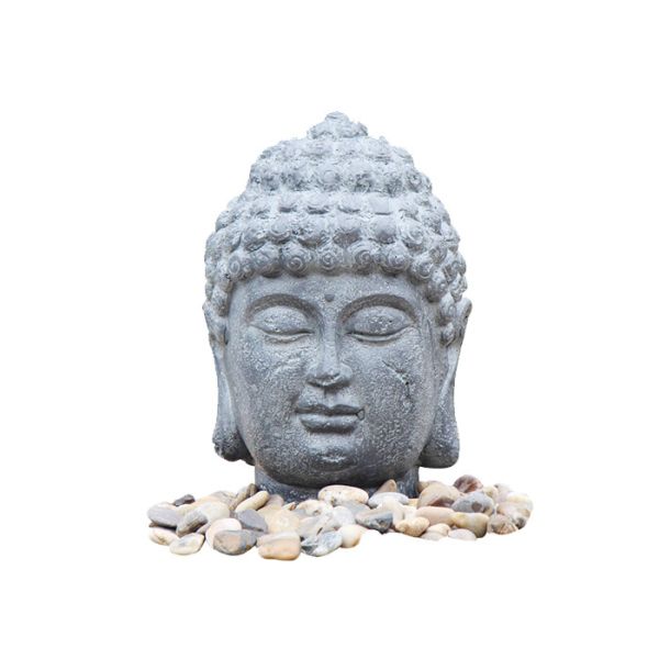 Nature Color Stone Buddha Water Feature Fountain For Home Decoration OEM