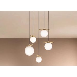 Matt White Glass Led wholesale Simple Pendant Lamp For Dinning Room