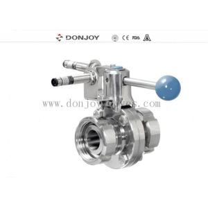 Wholesale DONJOY Sanitary EPDM Butterfly Valves With Union End For Beverge from china suppliers